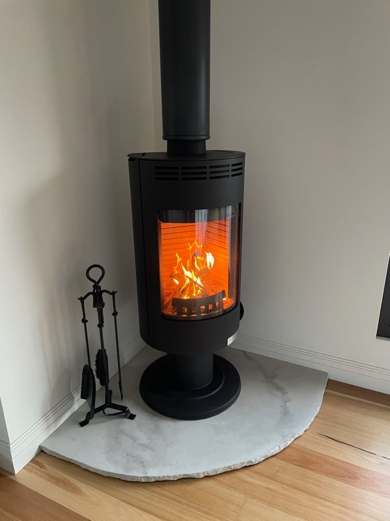 1200mm corner hearth